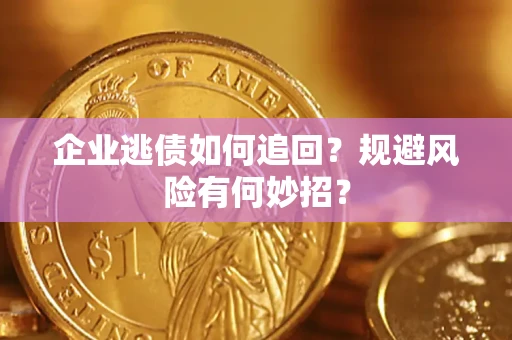 武汉企业逃债如何追回？规避风险有何妙招？