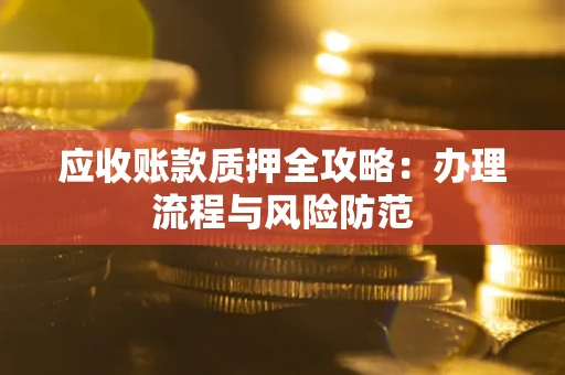 武汉应收账款质押全攻略：办理流程与风险防范