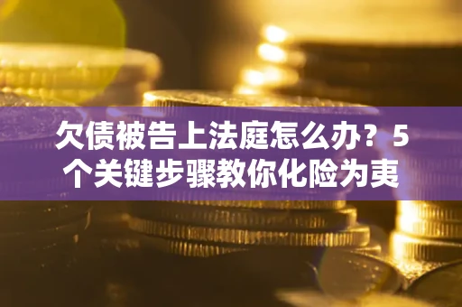 武汉欠债被告上法庭怎么办？5个关键步骤教你化险为夷