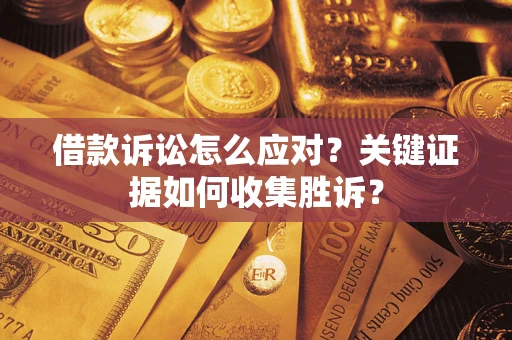 武汉借款诉讼怎么应对？关键证据如何收集胜诉？